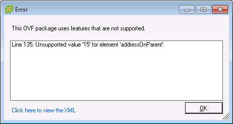 OVF-unsupported
